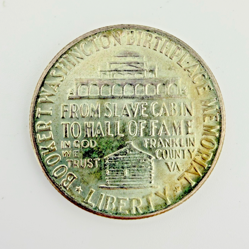1947 Booker T. Washington Silver Half Dollar Commemorative VF+