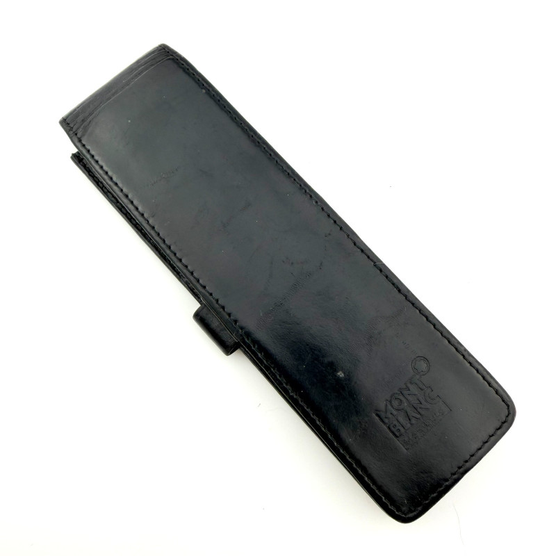 MONTBLANC SIENA 2 Pen Pouch Black Full grain calfskin