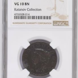 NGC VG 10 BN 1822 CORONET HEAD