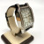 Black Leather Band Mother of Pearl Pace Diamond Bezel Watch Black Leather Band Mother of Pearl Pace Diamond Bezel Watch