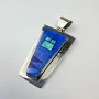 Vintage Navajo Inlay Sterling Mosaic Pendant Necklace, By TF Thomas Francisco