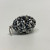 PANDORA 925 Sterling Silver Real Black Spinel Gem Wanda's Garden Flower Pendant