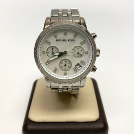 Michael Kors Chronograph Mother of Pearl Dial Ladies Watch MK5020