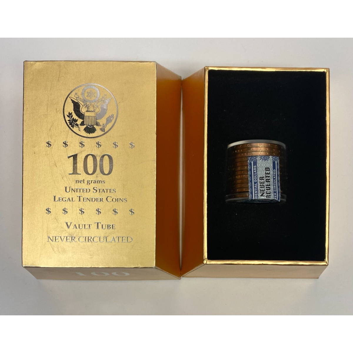 12 Coins William Henry Harrison Dollar 2009 P in original Gold Brick Box