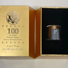 12 Coins William Henry Harrison Dollar 2009 P in original Gold Brick Box