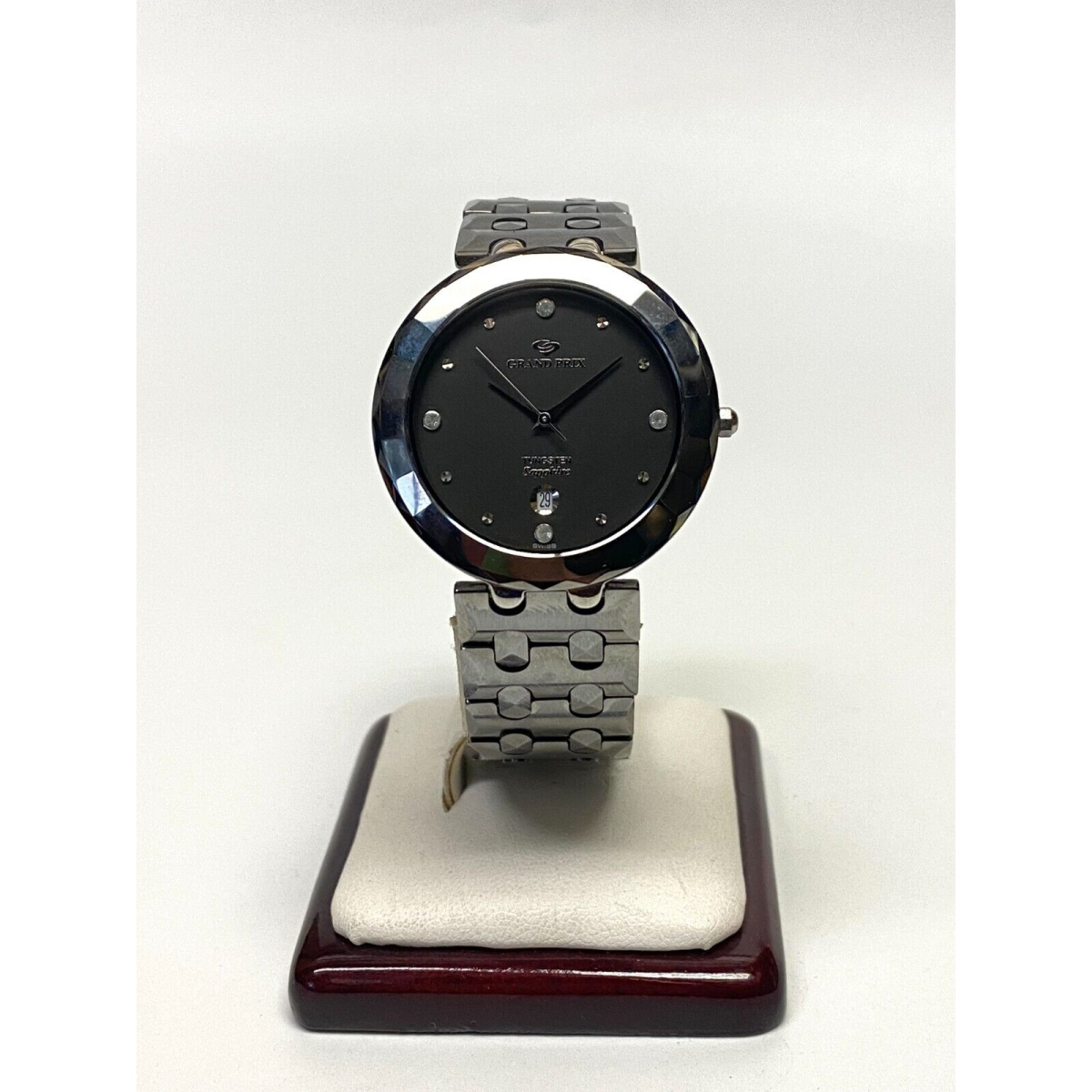 GRAND PRIX TUNGSTEN SAPHIRE WATCH 33 mm