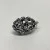 PANDORA 925 Sterling Silver Real Black Spinel Gem Wanda's Garden Flower Pendant