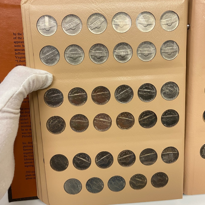 Dansco Album 7113 Jefferson Nickels 1938-1976 Coin Collectors, 158 coins