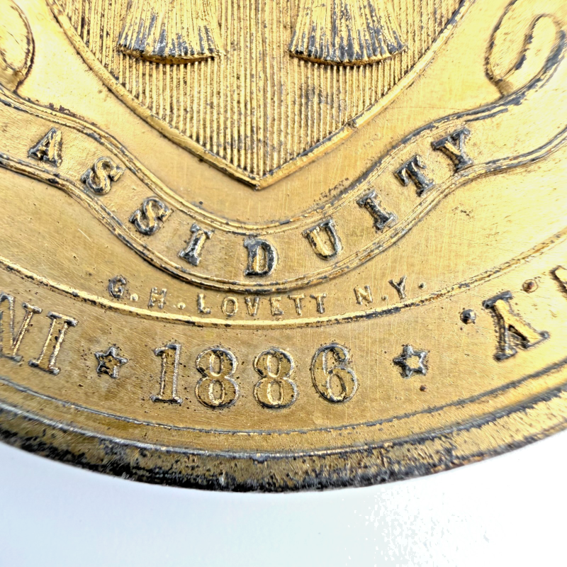 Albany, New York 1886 200th Anniversary Commemorative Medal by George H. Lovett