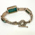 Vintage 925 Sterling Silver Bracelet with Turquoise stomnes