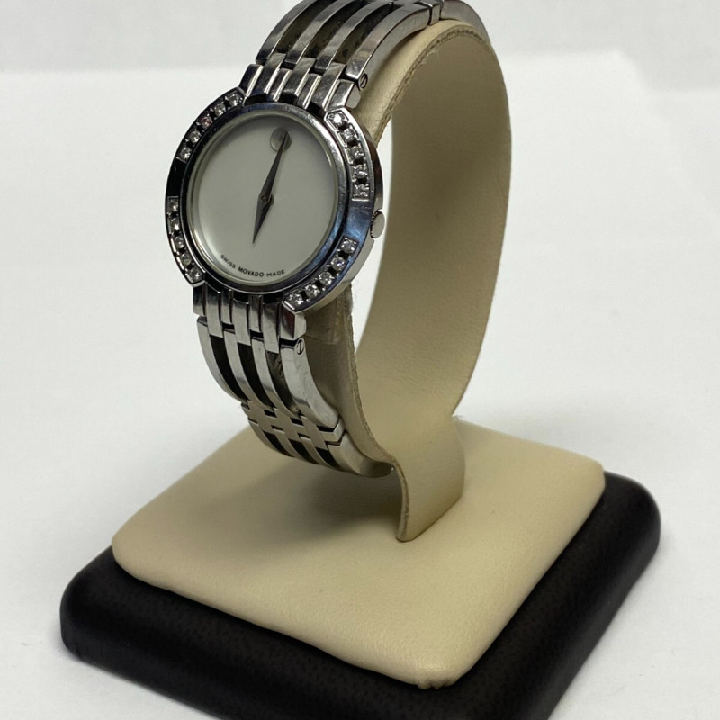 Movado Esperanza White Dial Stainless Steel Women's Watch Movado Esperanza White Dial Stainless Steel Women's Watch