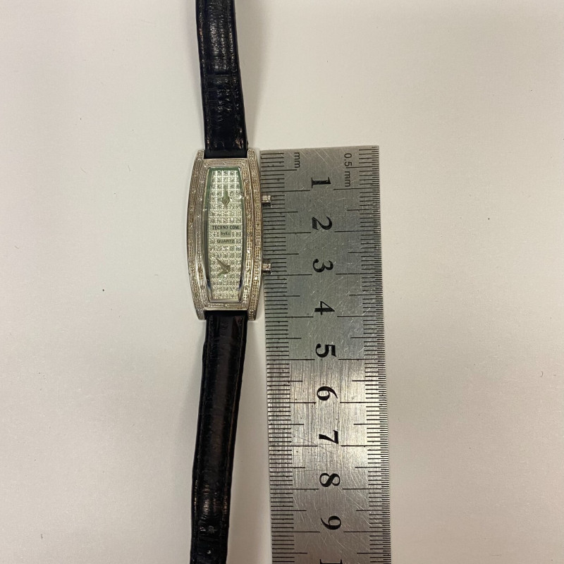 TECHNO COM BY KC Diamond Watch Japan Unusual Shape Pink Ladies Watch