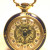 18K ANALOG ROMAN NUMERAL Muliticolored Pattern Designed Pocket watch 18K ANALOG ROMAN NUMERAL Muliticolored Pattern Designed Pocket watch