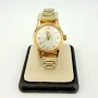 Vintage Bucherer 17 Jewels Swiss Ladies Watch Gold Speidel Bracelet 17250, 6 in