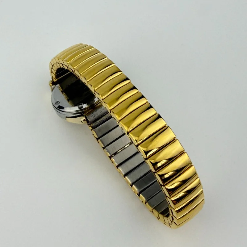 Vintage Omega De Ville Genève Ladies Gold -Tone Stainless Steel Bracelet Watch