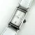 Coach Vintage Silver Tank Watch White Leather Strap - Rectangular Ladies Watch