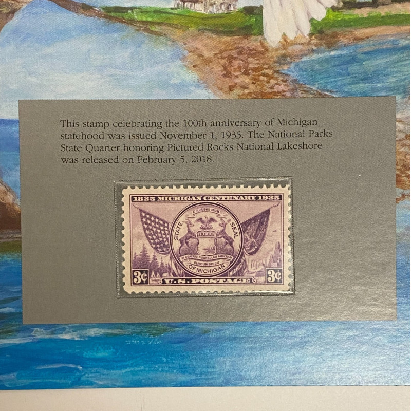 2018 D Denver Uncirculated Mint Set Postal Commemorative Society Coin & Stamps