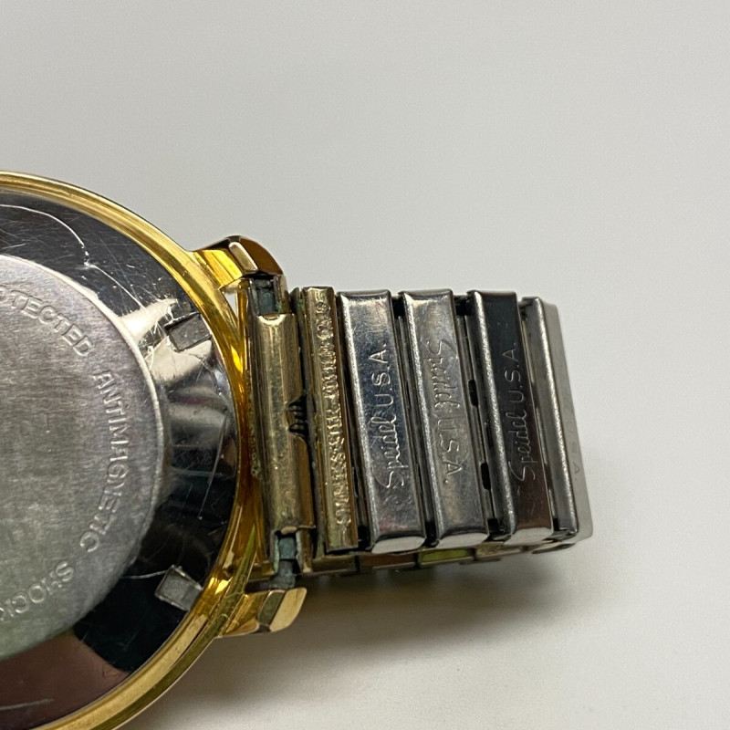 Vintage Hamilton Gold Plated Wristwatch Watch 1970's Automatic Dateline 64029-4 Vintage Hamilton Gold Plated Wristwatch Watch 1970's Automatic Dateline 64029-4