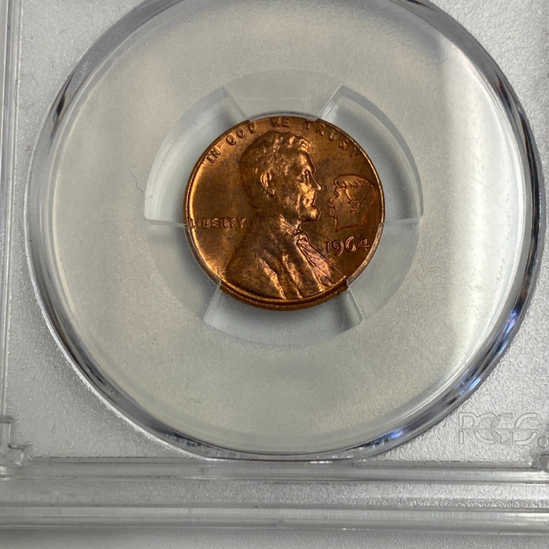 1964 PCGS Lincoln Memorial Penny 1C Genuine Graffiti-UNC Detail 1964 PCGS Lincoln Memorial Penny 1C Genuine Graffiti-UNC Detail