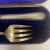 SILVER PLATE ANTIQUE FORK AND KNIFE 12 INCHES "RMEN" Silver Mark