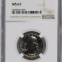 1966 SMS Washington Quarter certified MS 67 NGC
