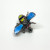 Alice Caviness Brooch Sterling Silver Enamel Marcasite Bumble Bee Germany
