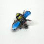 Alice Caviness Brooch Sterling Silver Enamel Marcasite Bumble Bee Germany
