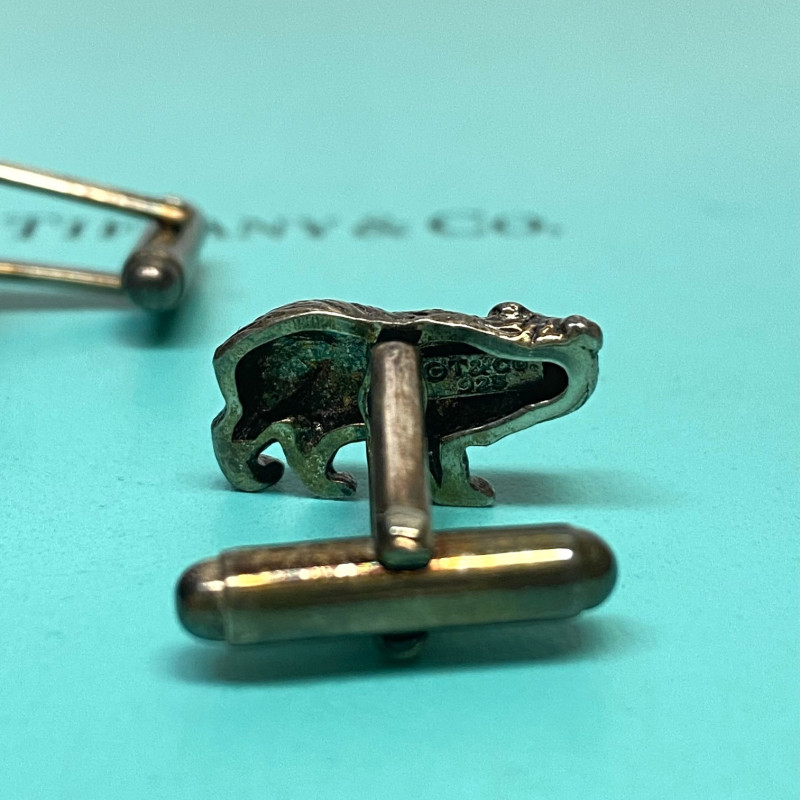 Tiffany & Co. Sterling Silver Bull Bear Cufflinks Tiffany & Co. Sterling Silver Bull Bear Cufflinks