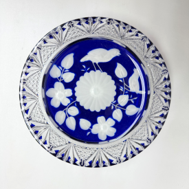 Vintage Brown 1974 Royale Germania Crystal Limited Edition Birds Plate 6.2"