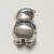 Sterling Silver Little Boy with flower Symbol Screw-on Bead for Charm Bracelets