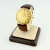 Vintage 14K Gold Jules Jurgensen 33mm Manual Wind Men's Watch Leather