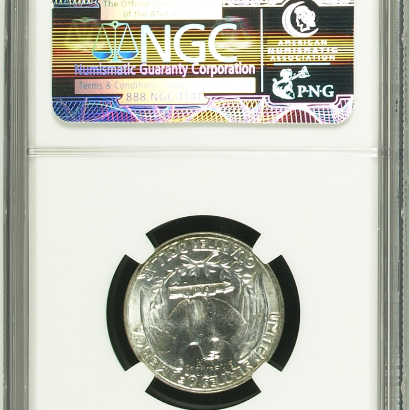 MS66 1956 Washington Quarter - Graded NGC  SOME RUSTING ON COIN