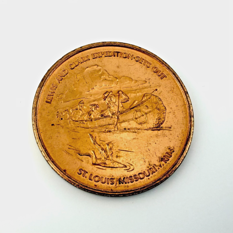 Lewis and Clark Expedition Commemorative Medal by Seagram's Benchmark Bourbon