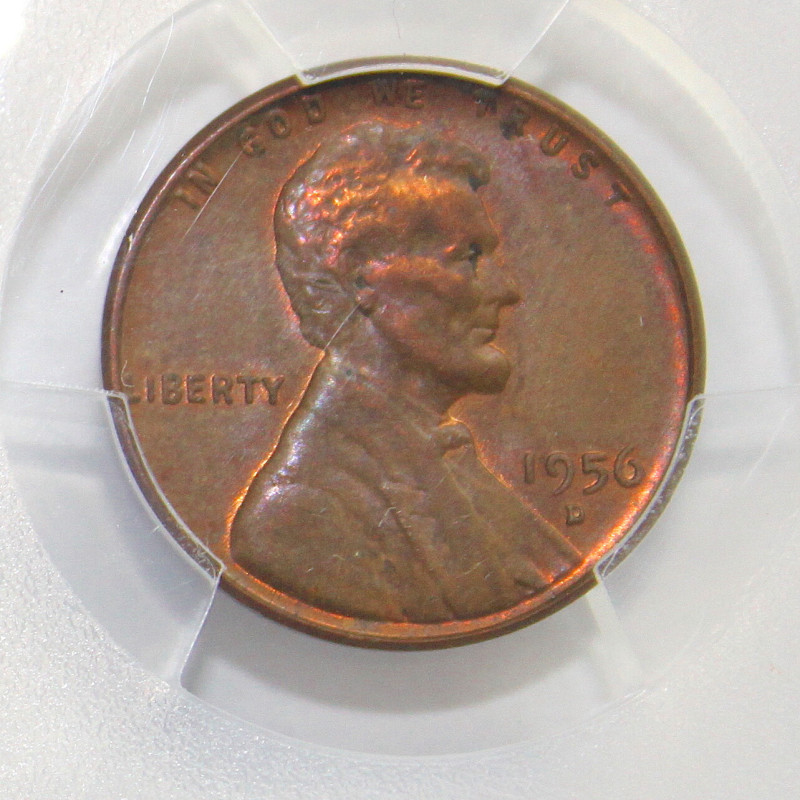 A lot of 3 set Lincoln 1c PCGS 1955.D,1956.D, 1957.D