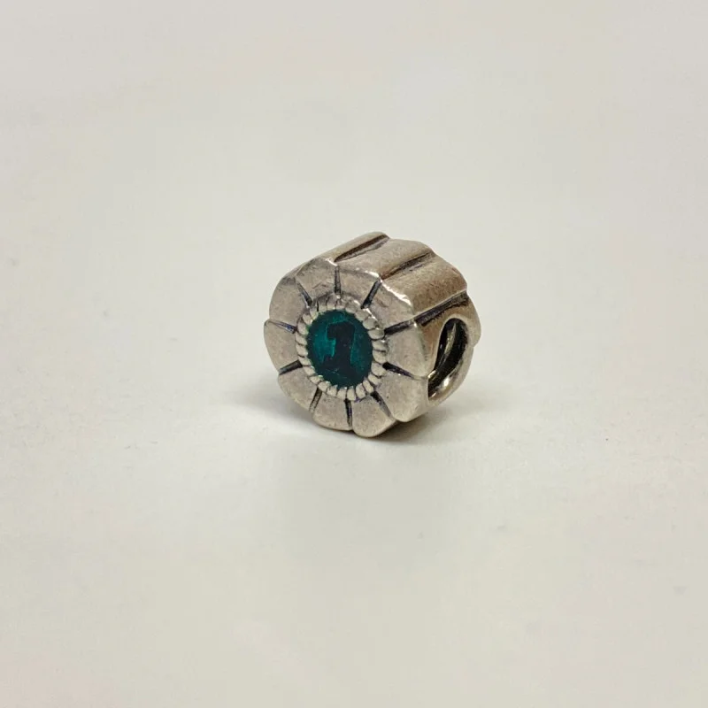 Authentic Pandora 1st Prize Blue Ribbon Rosette Charm Retired Enamel