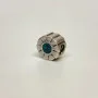 Authentic Pandora 1st Prize Blue Ribbon Rosette Charm Retired Enamel