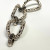 Charles Krypell 14K/925 White Gold + Colored Diamond 3.40 ct Link Bracelet