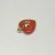 14 K Gold Red  CORAL HEART CHARM