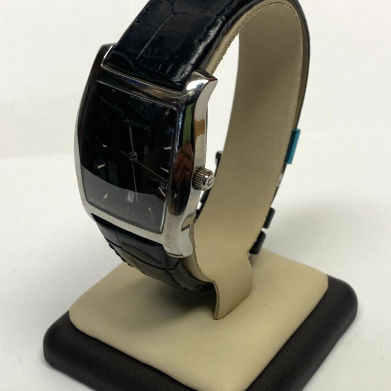Bulova A3 Accutron Sapphir Crystal Black/Leather Watch