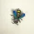 Vintage Sterling Silver & Enamel Bee Pin With Marcasite & Ruby Stone Eyes