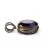 925 Sterling Silver Vintage Real Dark Purple Oval Amethyst Gemstone Pendant