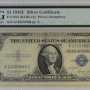 FR# 1614 $1  1935E PMG SILVER CERTIFICATE 30 VF (KI BLOCK) PRIEST/HUMPHREY 