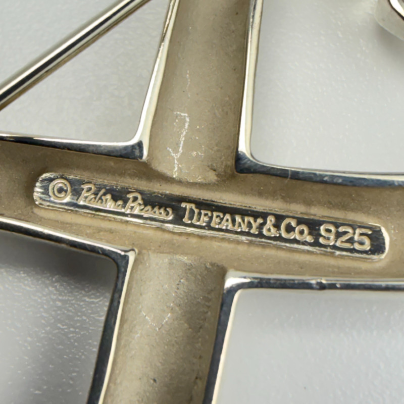 Tiffany & Co Sterling Paloma Picasso Loving Heart Infinity Brooch Pin