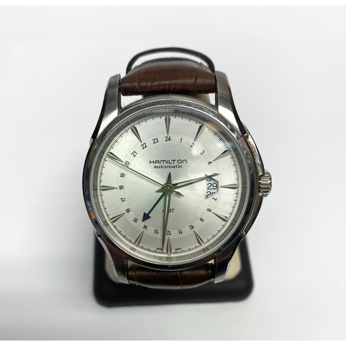 Hamilton Jazzmaster Traveler GMT Men's White Dial/Steel Case