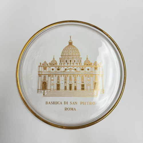 Vintage Orrefors Crystal Sweden Basilica di San Pietro Limited Edition Plate Vintage Orrefors Crystal Sweden Basilica di San Pietro Limited Edition Plate