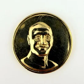 Vintage 1972 Republic of China Chiang Kai-shek 84th Birthday Commemorative Medal