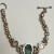 Vintage Sterling Silver Oval Green Emerald Stone Designed Bracelet Vintage Sterling Silver Oval Green Emerald Stone Designed Bracelet