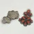 Geneva g. A. Sterling Silver CLUSTER DANGLE EARRINGS Red Mediterranean CORAL