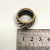 David Yurman Sterling Silver and 18k Gold Wide Band Ring Size 6.5 David Yurman Sterling Silver and 18k Gold Wide Band Ring Size 6.5