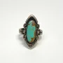 Vintage Sterling Silver 925 Navajo Turquoise Ring Size 5.5